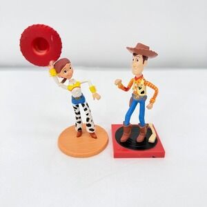 Disney Toy Story Woody & Jessie Figures Dancing Cake Toppers Set PVC